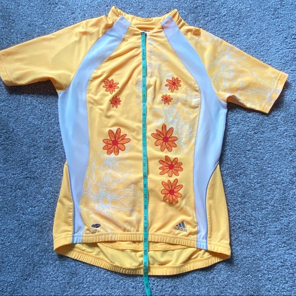Adidas Women's Cycling Yellow Active Top - Picture 11 of 11